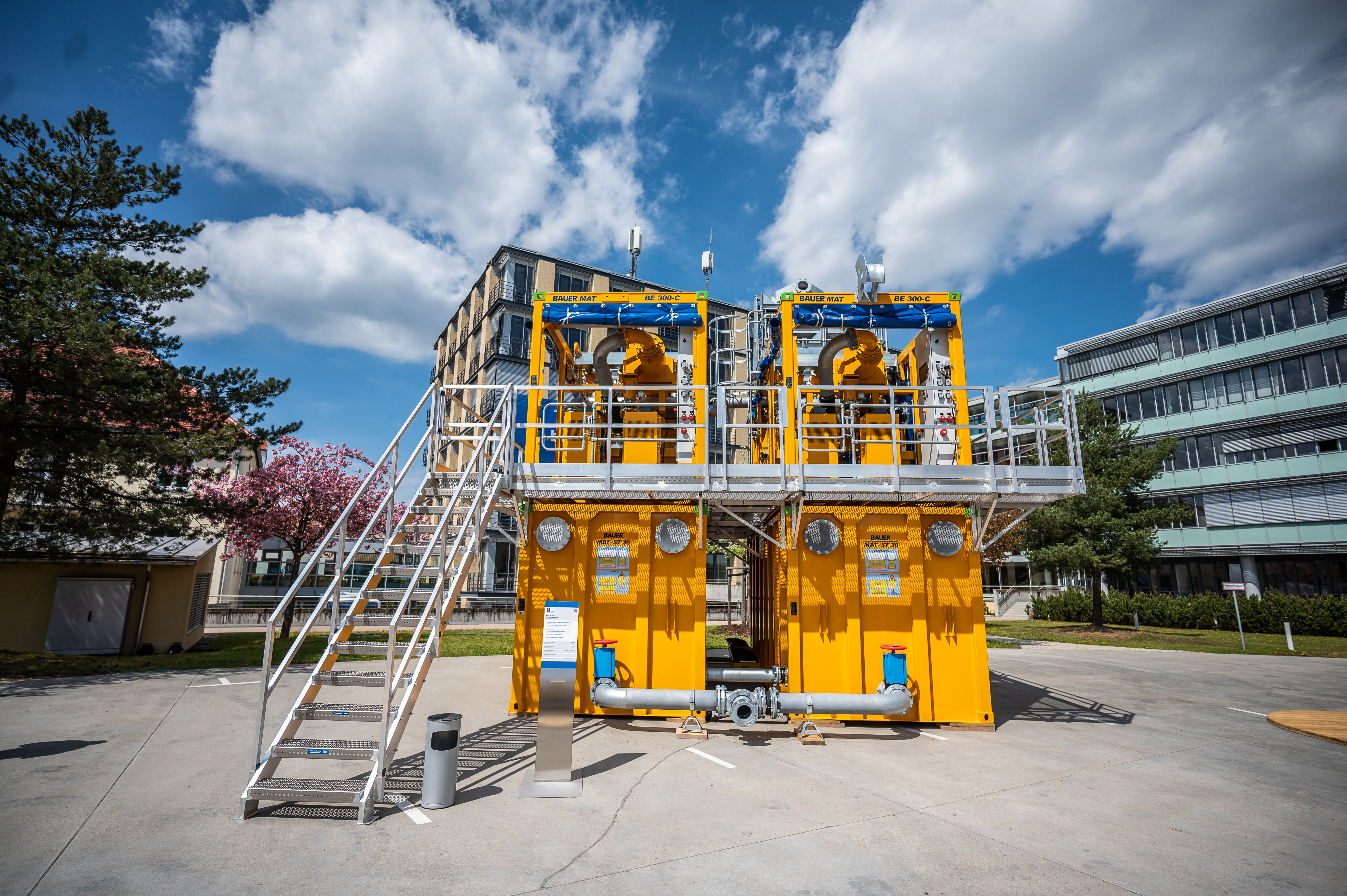 The BE 600-C desanding plant from BAUER MAT Slurry Handling Systems has a throughput rate of 600 m3 per hour.