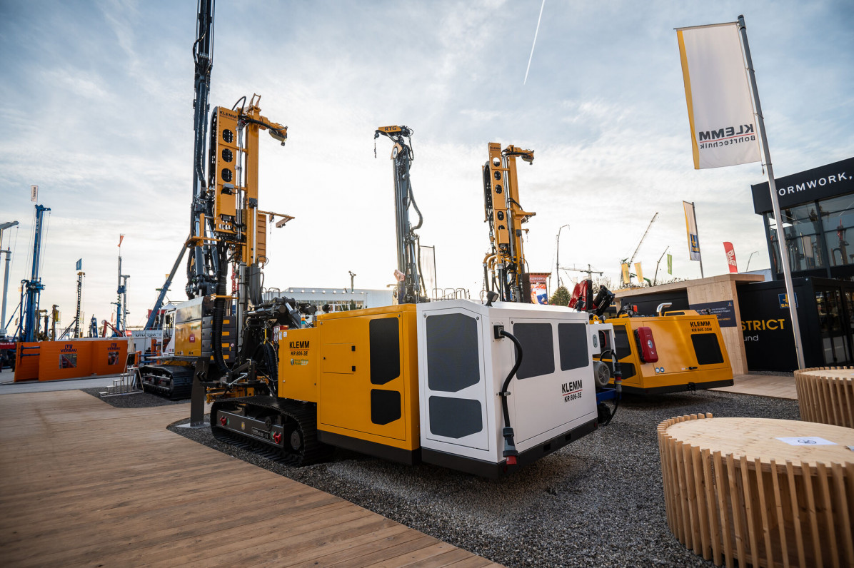 Compact, powerful, versatile - that's the battery-powered electric KR 806-3E from Klemm.